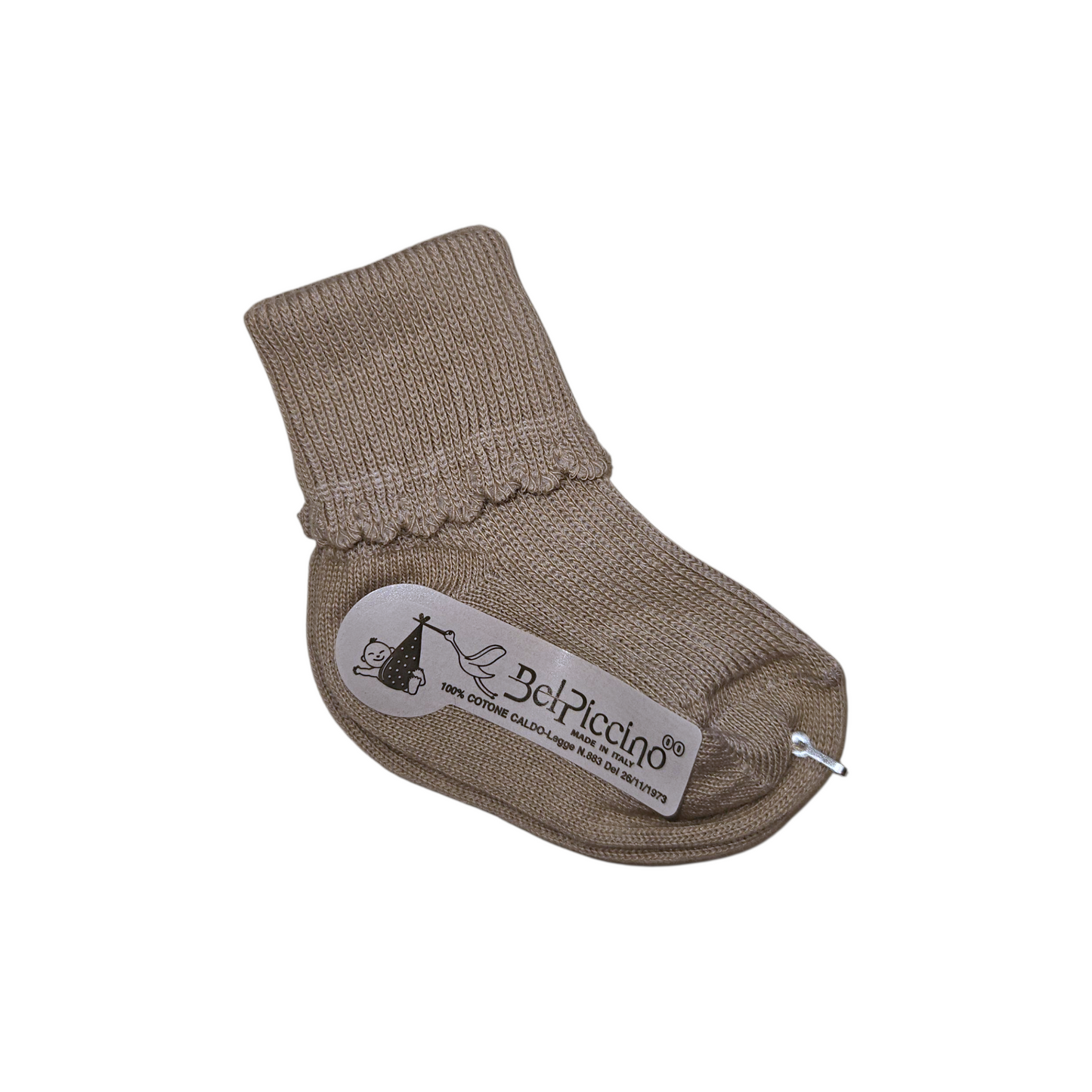 Calzini BEL PICCINO 0-8 mesi, 100% cotone, made in Italy.