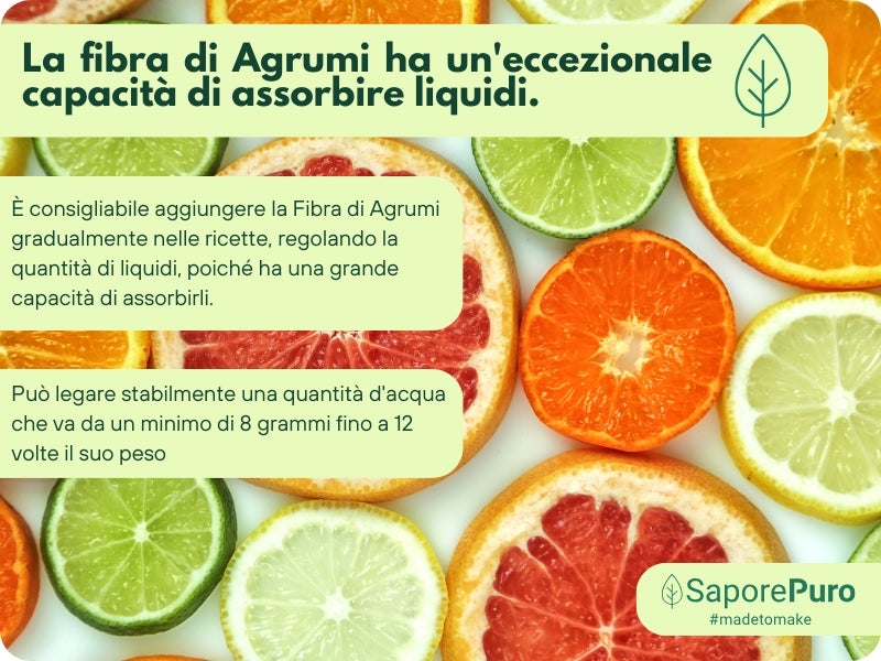 Fibra di Agrumi - Addensante Clean Label per Gelato senza "E"
