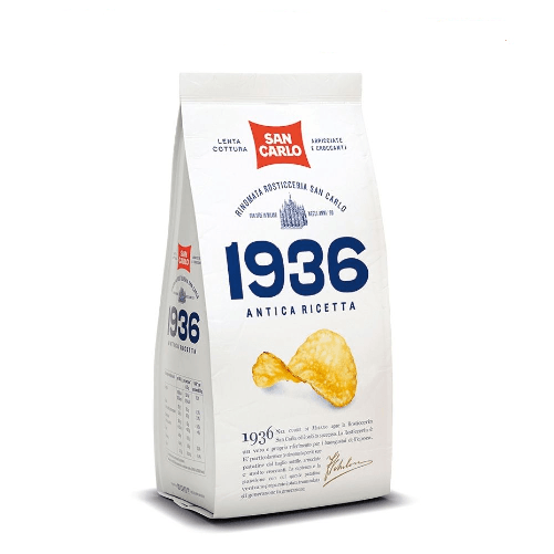 32 confezioni patatine San carlo 1936 gr 25