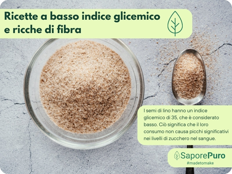 Fibra di semi di Lino - Addensante Naturale - Sostituto "E" Clean Label - Per gelati, dolci e salse.