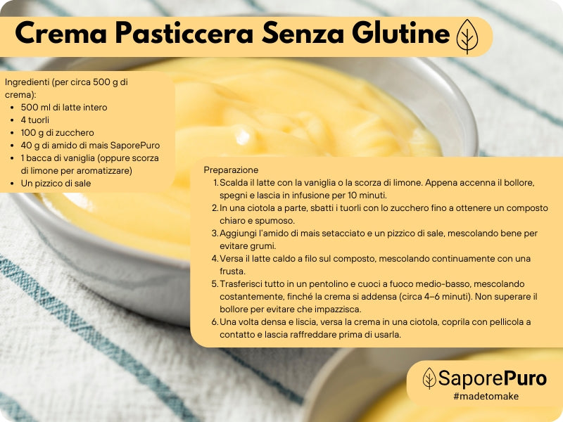 Amido di mais Nativo - Addensante potente, naturale e funzionale- Gluten Free