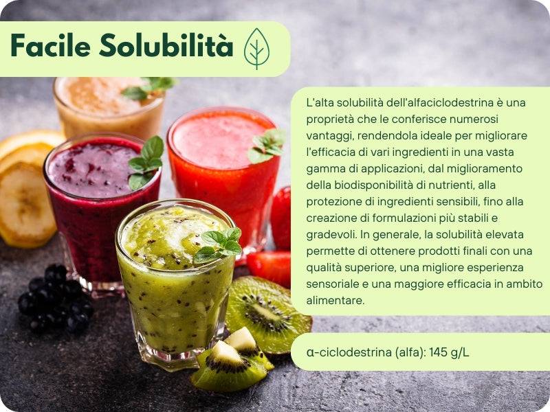 Alfaciclodestrina - Gelato Clean Label Senza Glutine - Emulsionante Naturale