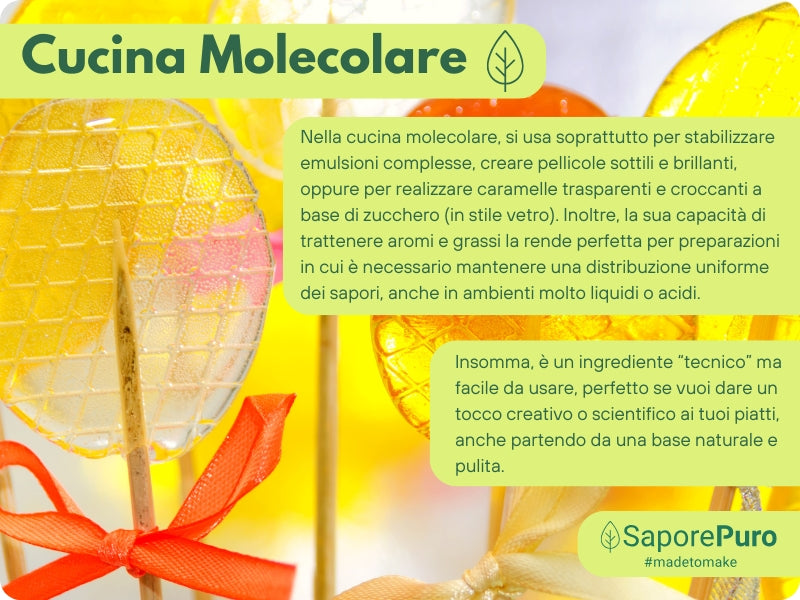 Gomma arabica in polvere - (E414) - Confezionato in Italia