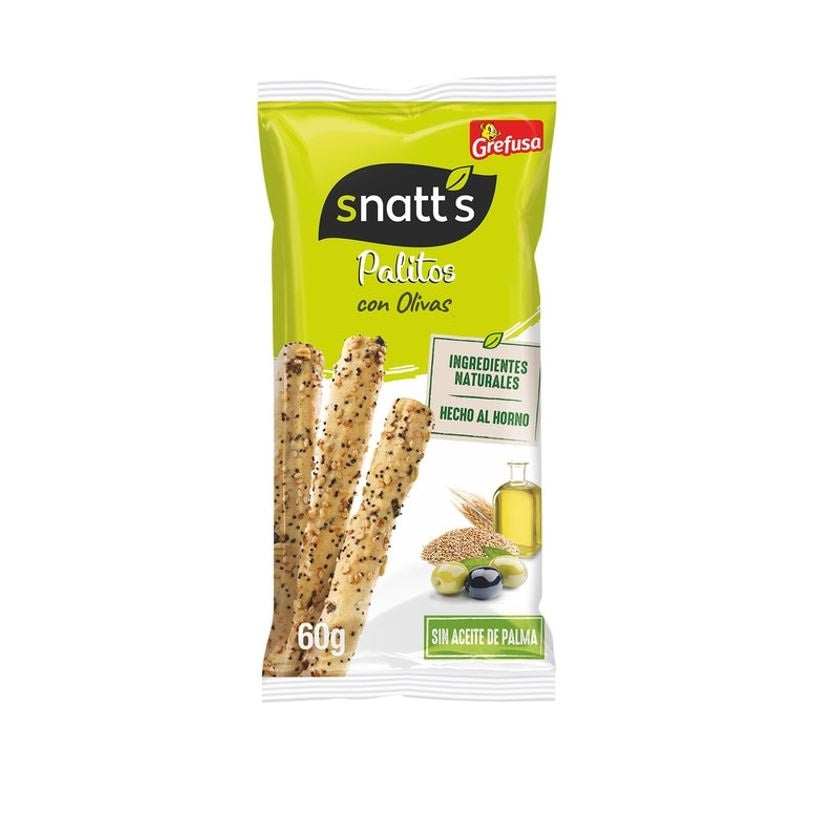 32 confezioni snatt's palitos con semi di girasole Zaniboni gr37