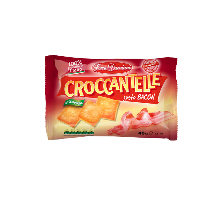 50 confezioni croccantelle forno damiani bacon