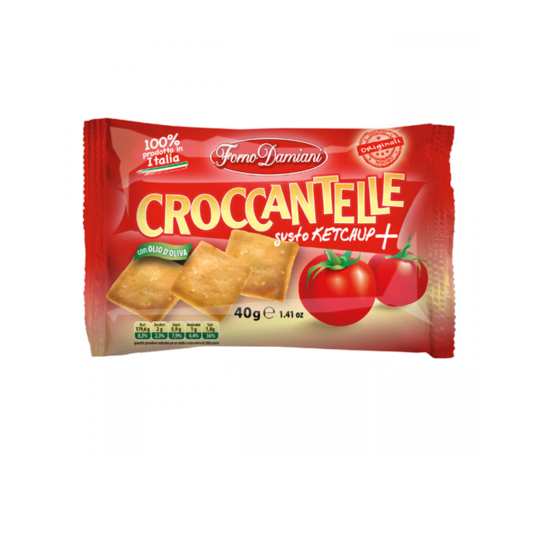 50 confezioni croccantelle forno damiani ketchup