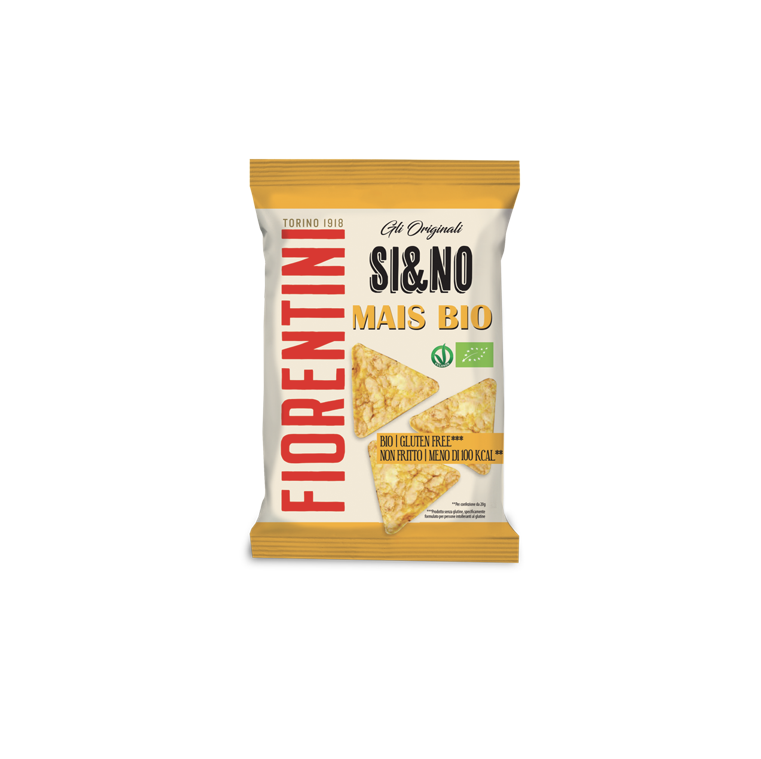 30 PACCHETTI MINIGALLETTE TRIANGOLARI MAIS BIO SI & NO SALE MARINO FIORENTINI GR. 20