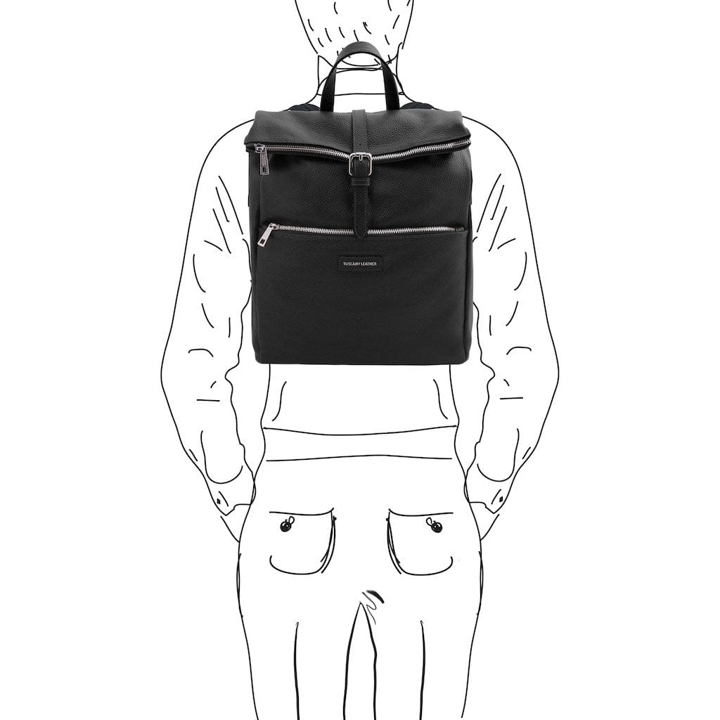 Denver - Soft leather backpack | TL142355