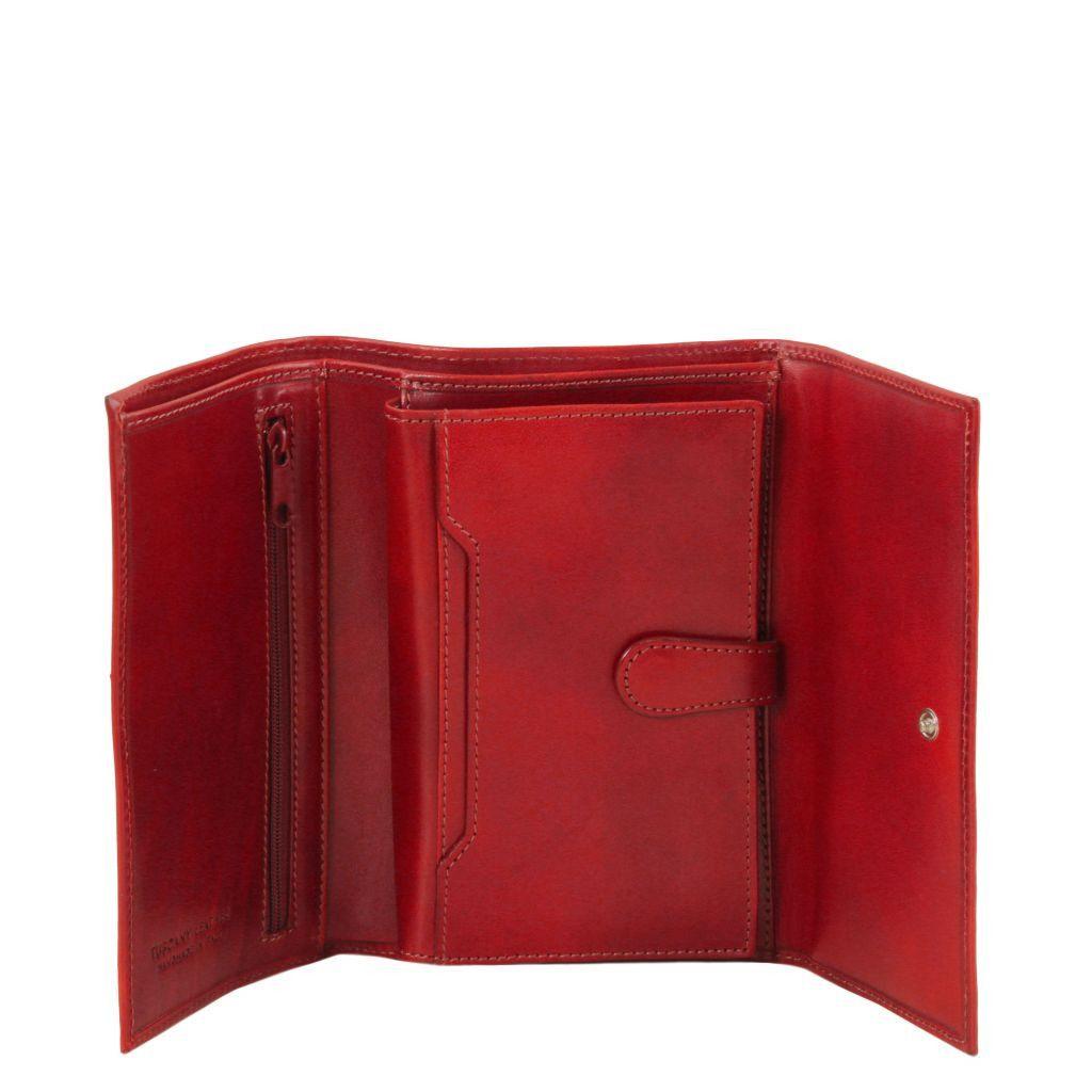 Exclusive 4 fold Italian leather wallet for women | TL140796