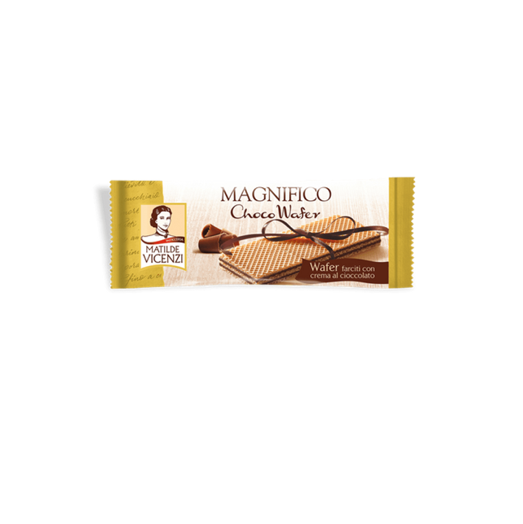 30 PACCHETTI WAFER MAGNIFICO CACAO VICENZI GR.25