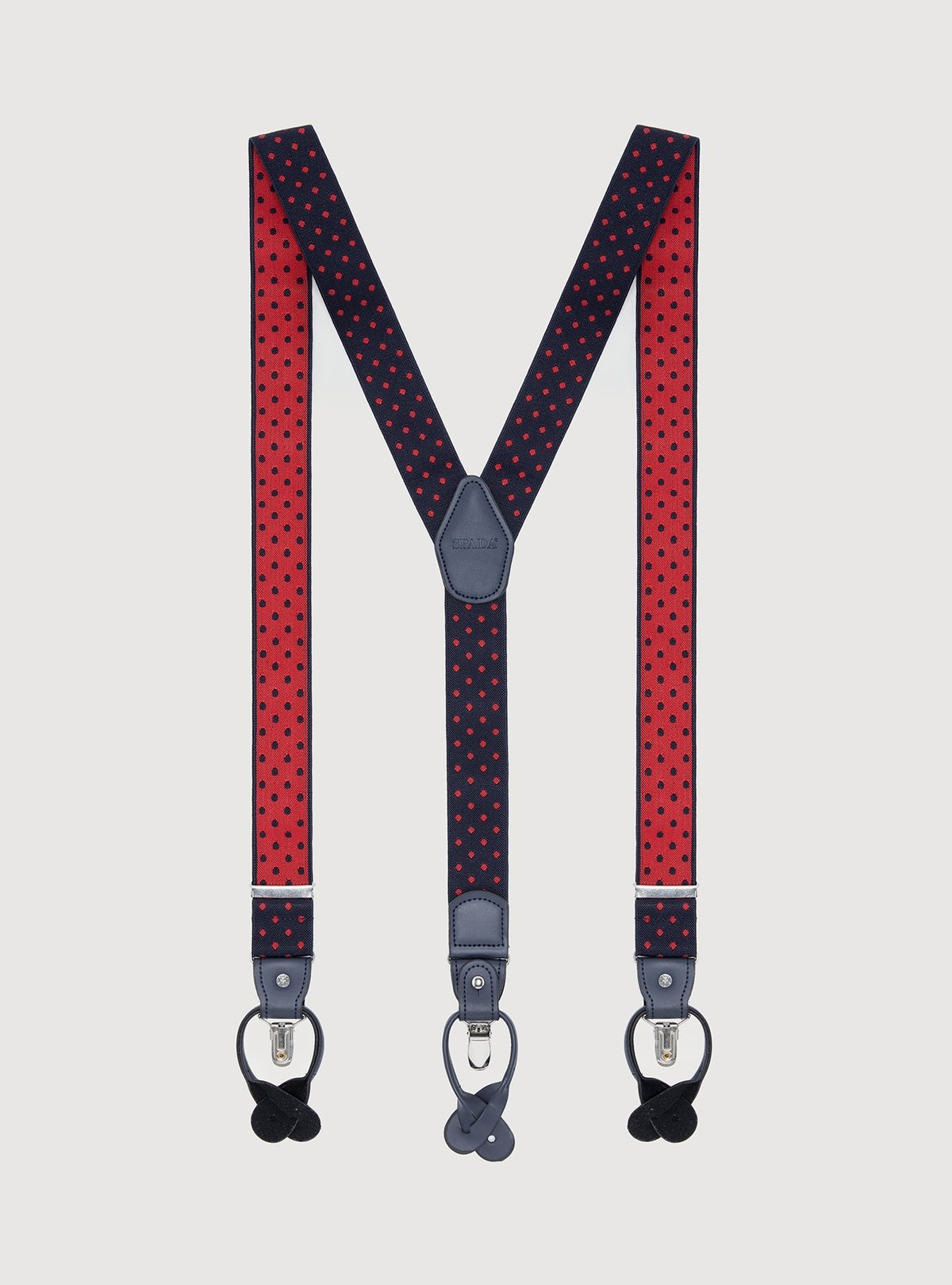 Bretelle fantasia pois