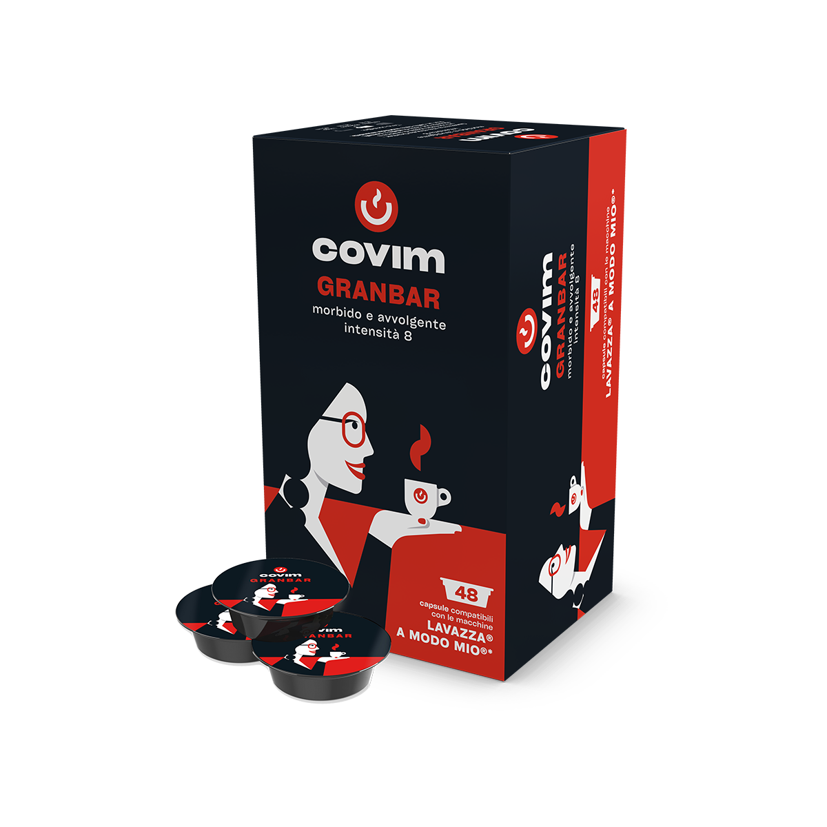 144 capsule a modo mio Covim granbar