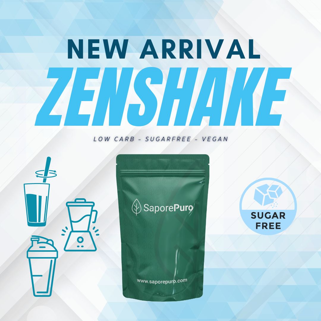 ZenShake il Preparato per yogurt o Shake Vegan e Keto - 250gr ( 5 porzioni da 50gr)