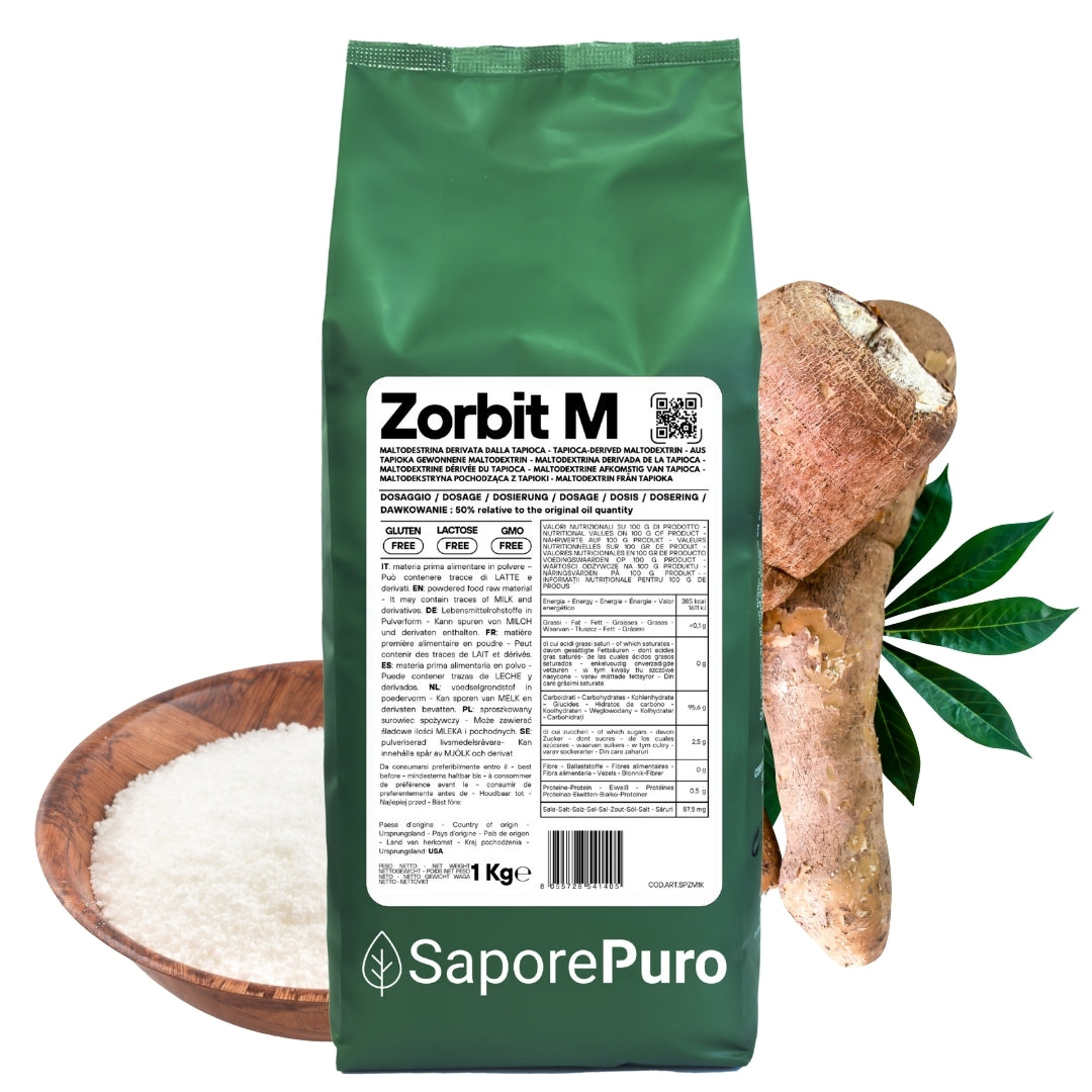 Zorbit M - Amido modificato da Tapioca - Maltodestrina Derivata dalla Tapioca