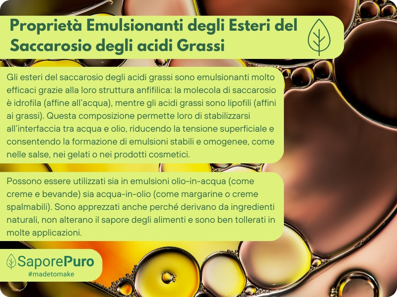 Esteri del Saccarosio - Sucresteri - E473
