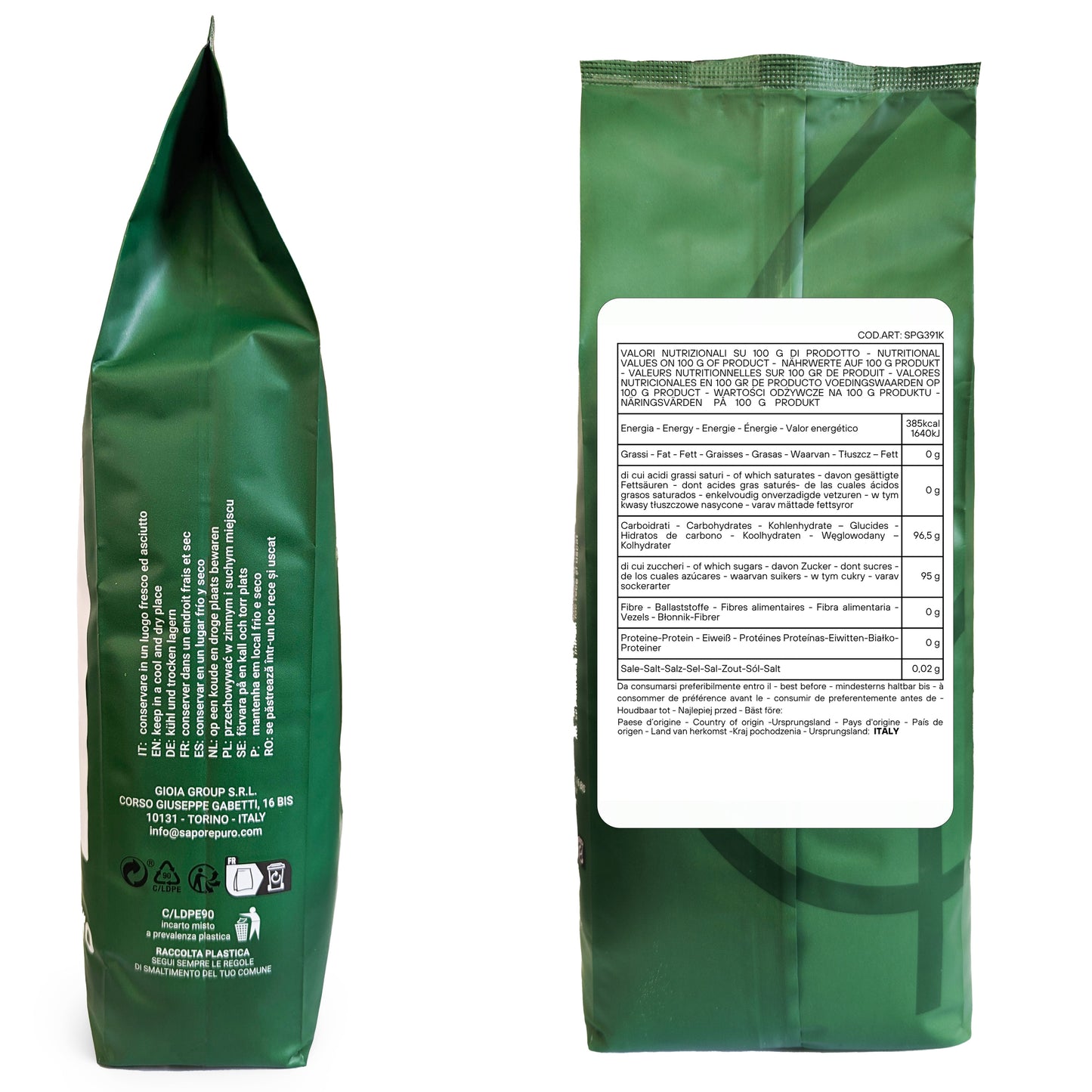 Sciroppo di glucosio in polvere 38-39DE - 1 kg