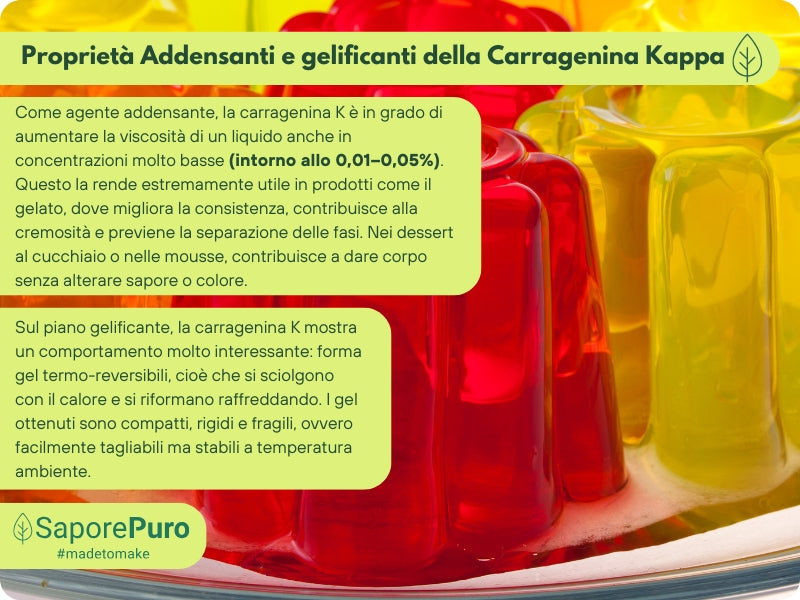 Carragenina Kappa (E407) - Confezionato in Italia