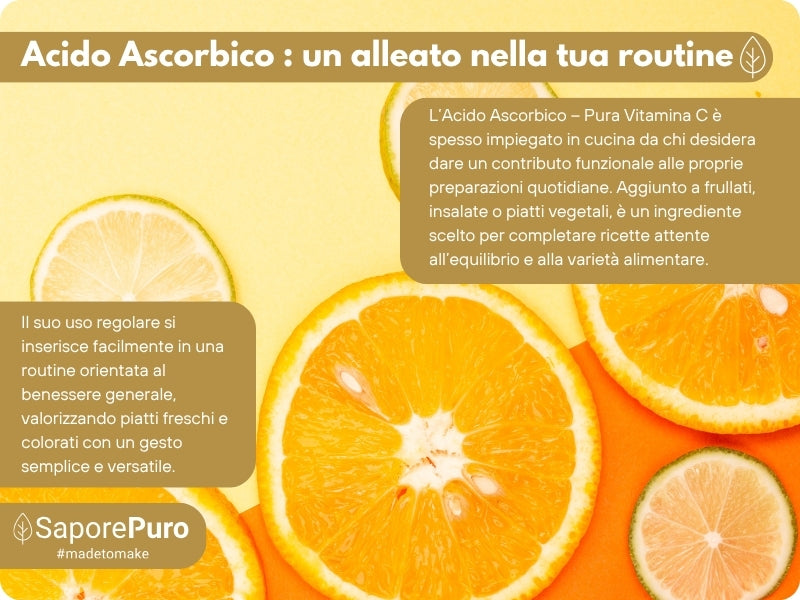 Acido Ascorbico - Pura Vitamina C : Il Nutriente Essenziale per le tue ricette! - (E300) - Confezionato in Italia