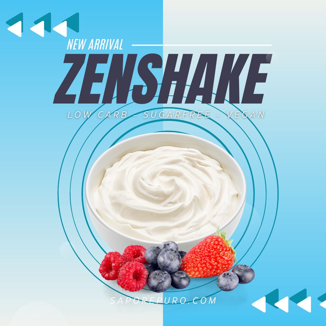 ZenShake il Preparato per yogurt o Shake Vegan e Keto - 250gr ( 5 porzioni da 50gr)