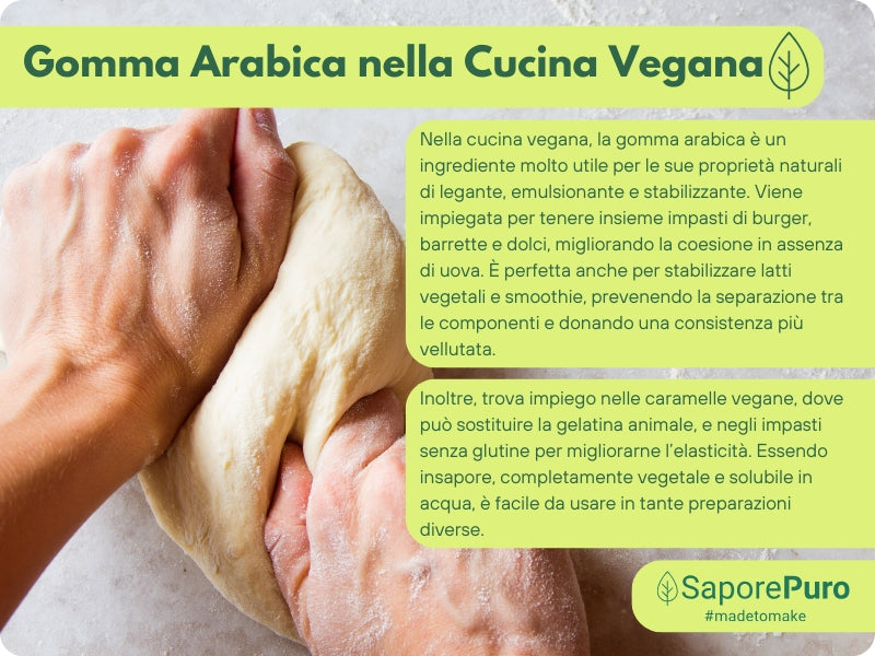 Gomma arabica in polvere - (E414) - Confezionato in Italia