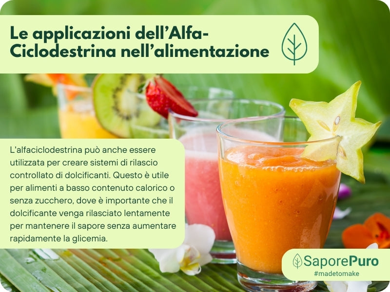 Alfaciclodestrina  - Gelato Clean Label Senza Glutine - Emulsionante Naturale