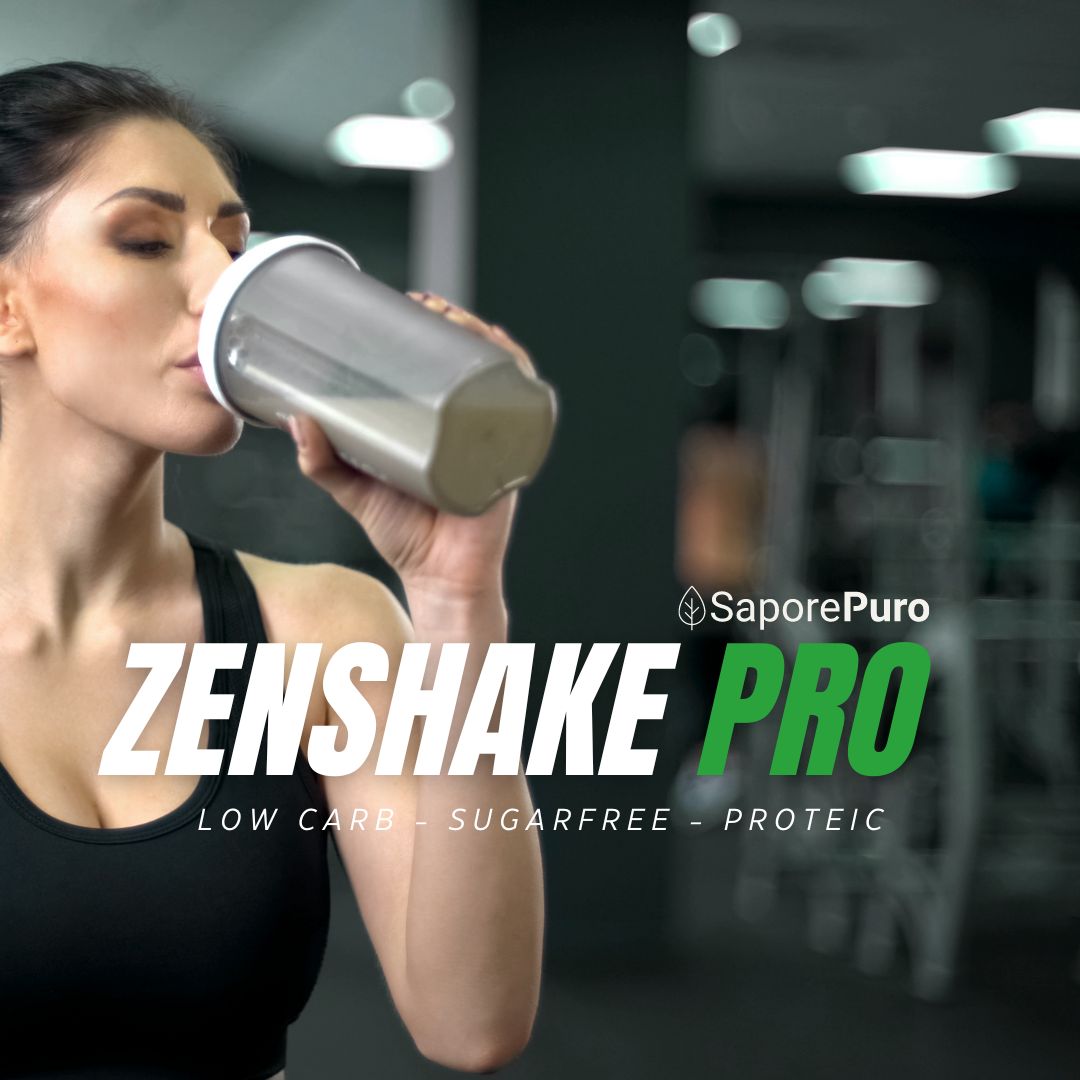 ZenShake il Preparato per yogurt o Shake Vegan e Keto - 250gr ( 5 porzioni da 50gr)