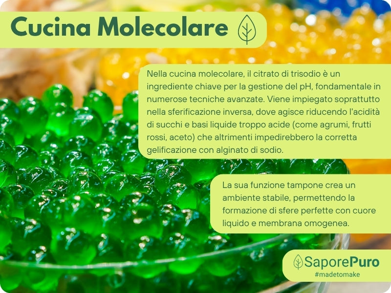 Citrato di Trisodio - E331iii - Regolatore di acidità alimentare