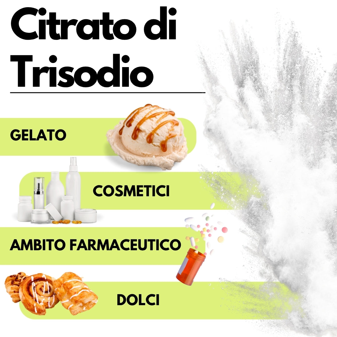 Citrato di Trisodio - E331iii - Regolatore di acidità alimentare