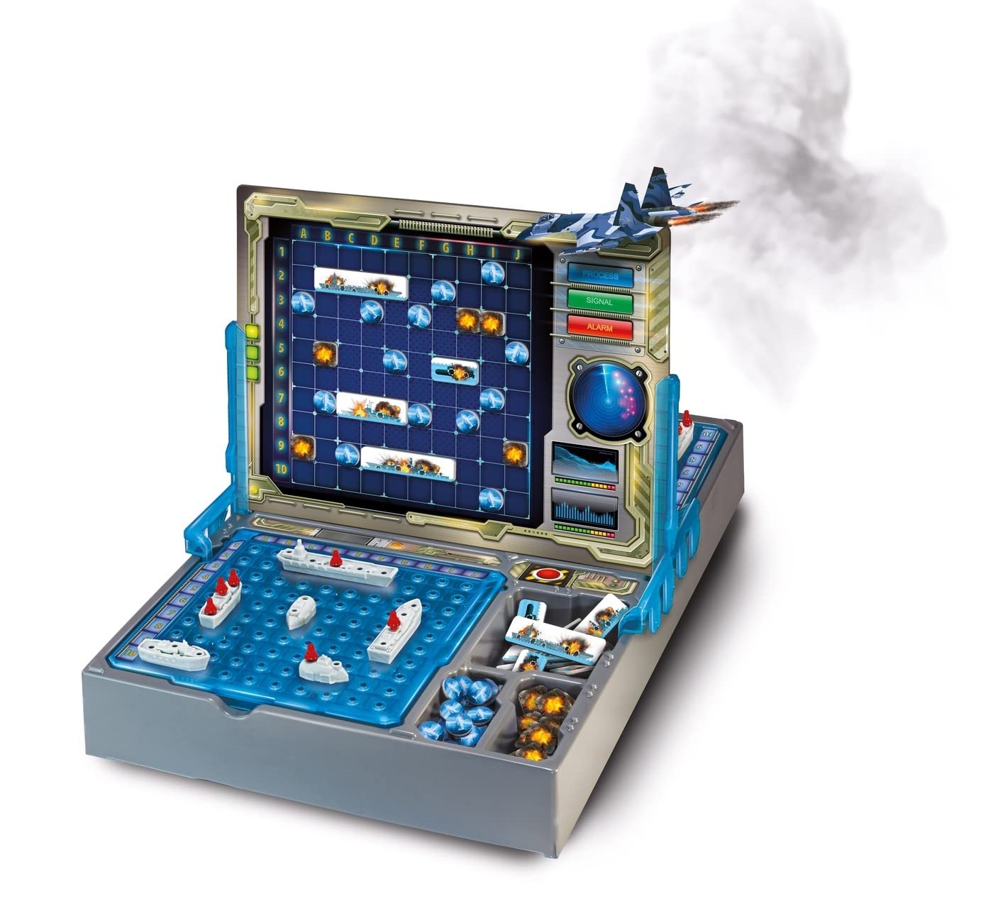 Clementoni - Battaglia Navale, Gioco da Tavolo di Strategia e Logica, per Bambini 6+ Anni e Adulti, con Tabellone e Navi Magnetiche, Idea Regalo Made in Italy, Lingua Italiana, 11133