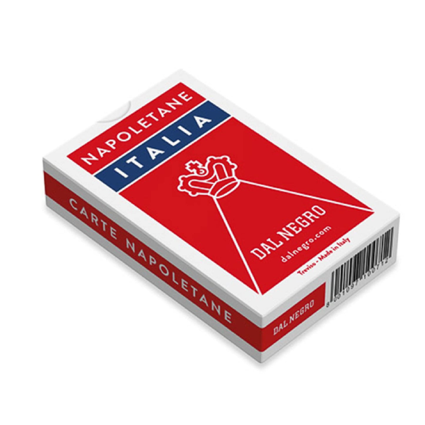 Dal Negro 10071 - Napoletane Italia Carte da Gioco Regionali, Astuccio Rosso, dai 3 anni in su