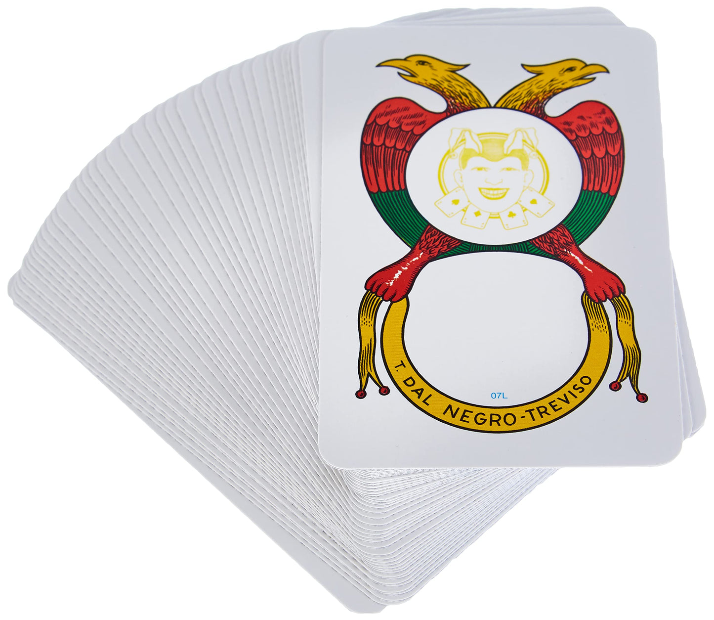 Dal Negro 10071 - Napoletane Italia Carte da Gioco Regionali, Astuccio Rosso, dai 3 anni in su