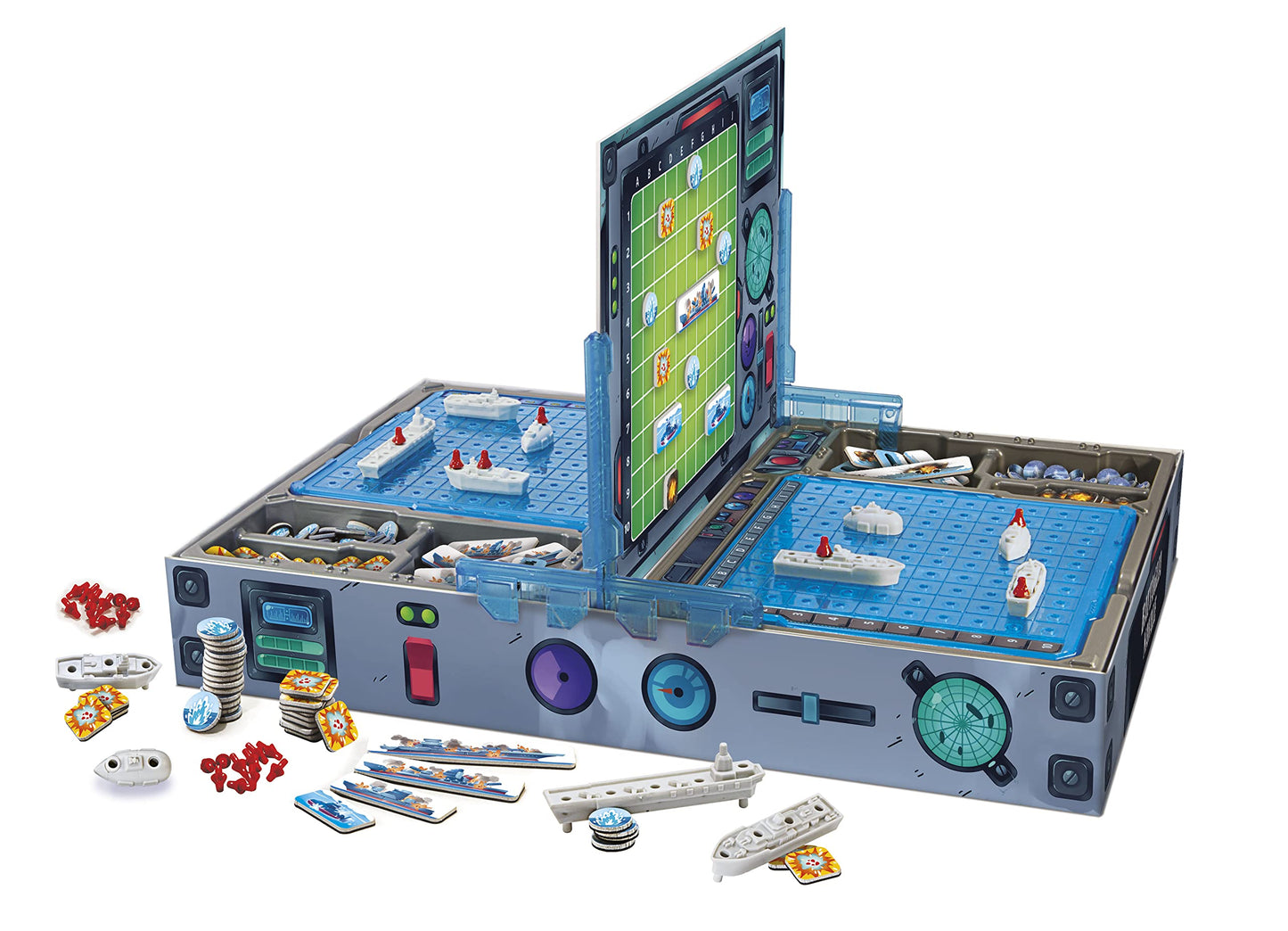 Clementoni - Battaglia Navale, Gioco da Tavolo di Strategia e Logica, per Bambini 6+ Anni e Adulti, con Tabellone e Navi Magnetiche, Idea Regalo Made in Italy, Lingua Italiana, 11133