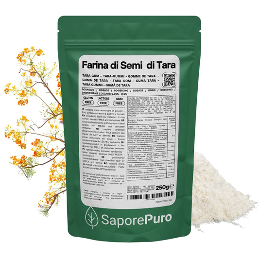 Farina di Semi di Tara - Gomma di Tara - Origine Perù - E417 - Confezionato in Italia