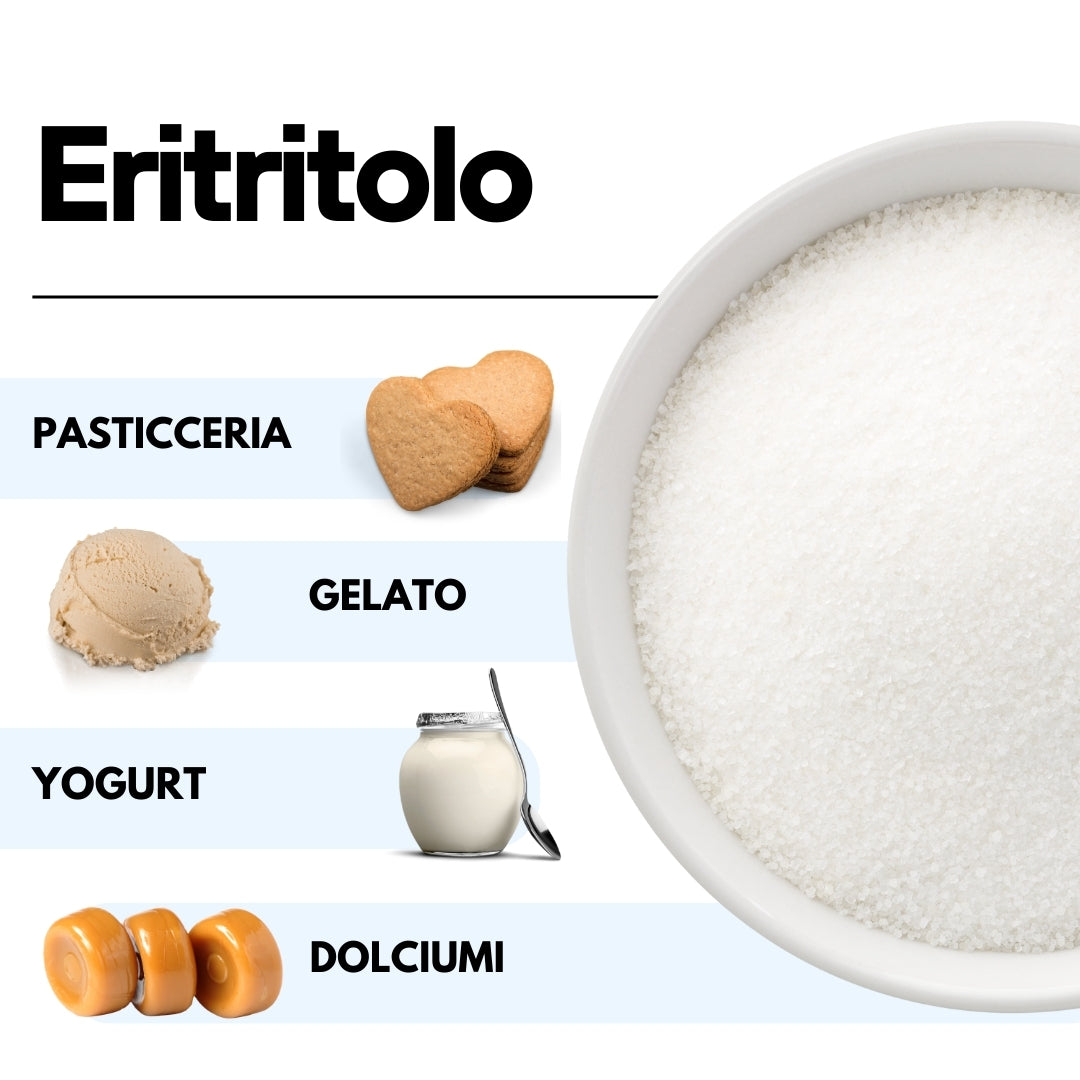 Eritritolo - Origine Francia - Dolcificante Naturale Zero Calorie