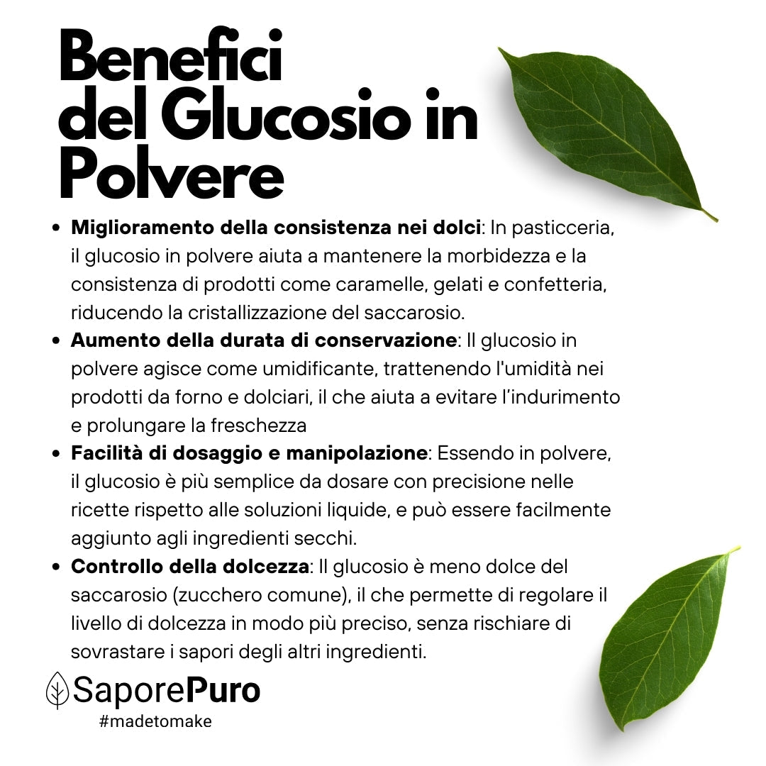 Sciroppo di glucosio in polvere 21DE - Zucchero