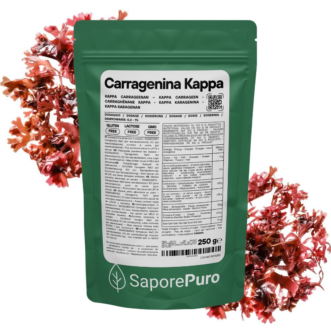 Carragenina Kappa (E407) - Confezionato in Italia