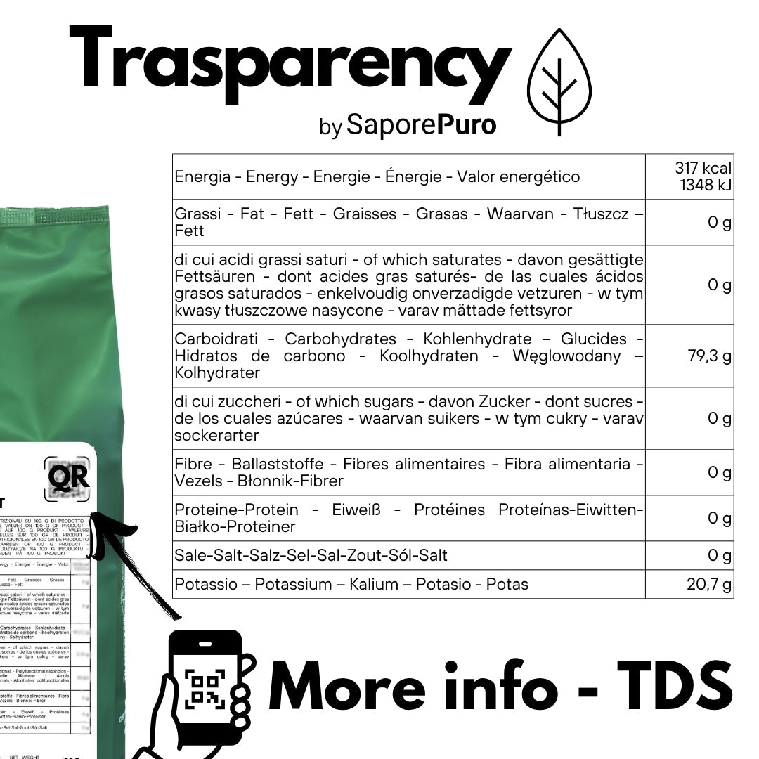 Cremor Tartaro - E336i - Agente lievitante e stabilizzante