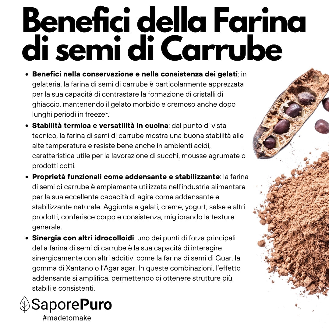 Farina di Semi di Carrube (E410) - origine ITALIA