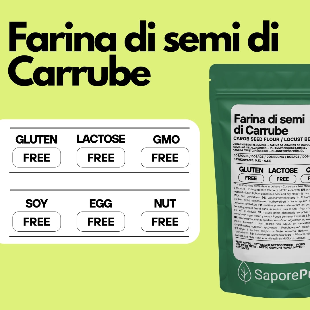 Farina di Semi di Carrube (E410) - origine ITALIA