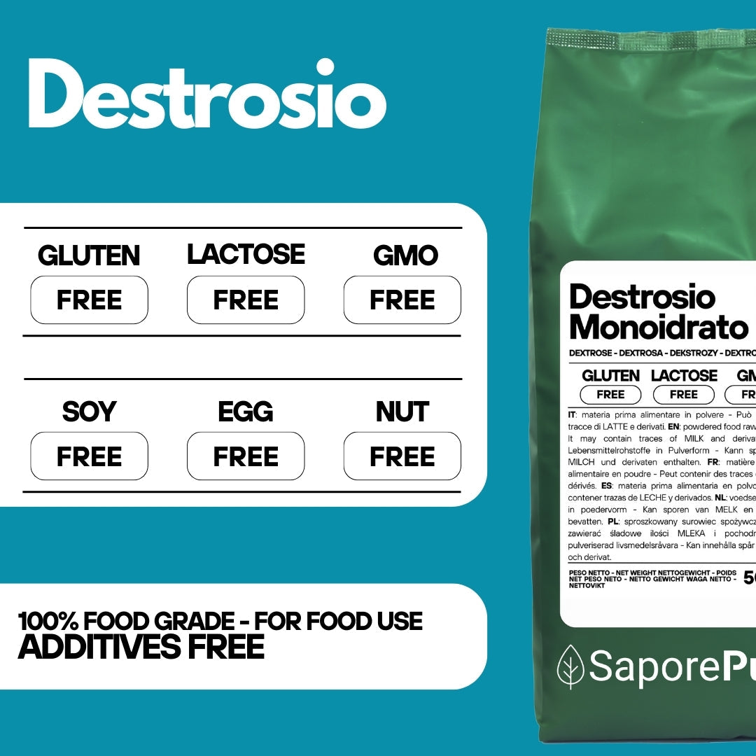 Destrosio - Zucchero per gelato, energia rapida
