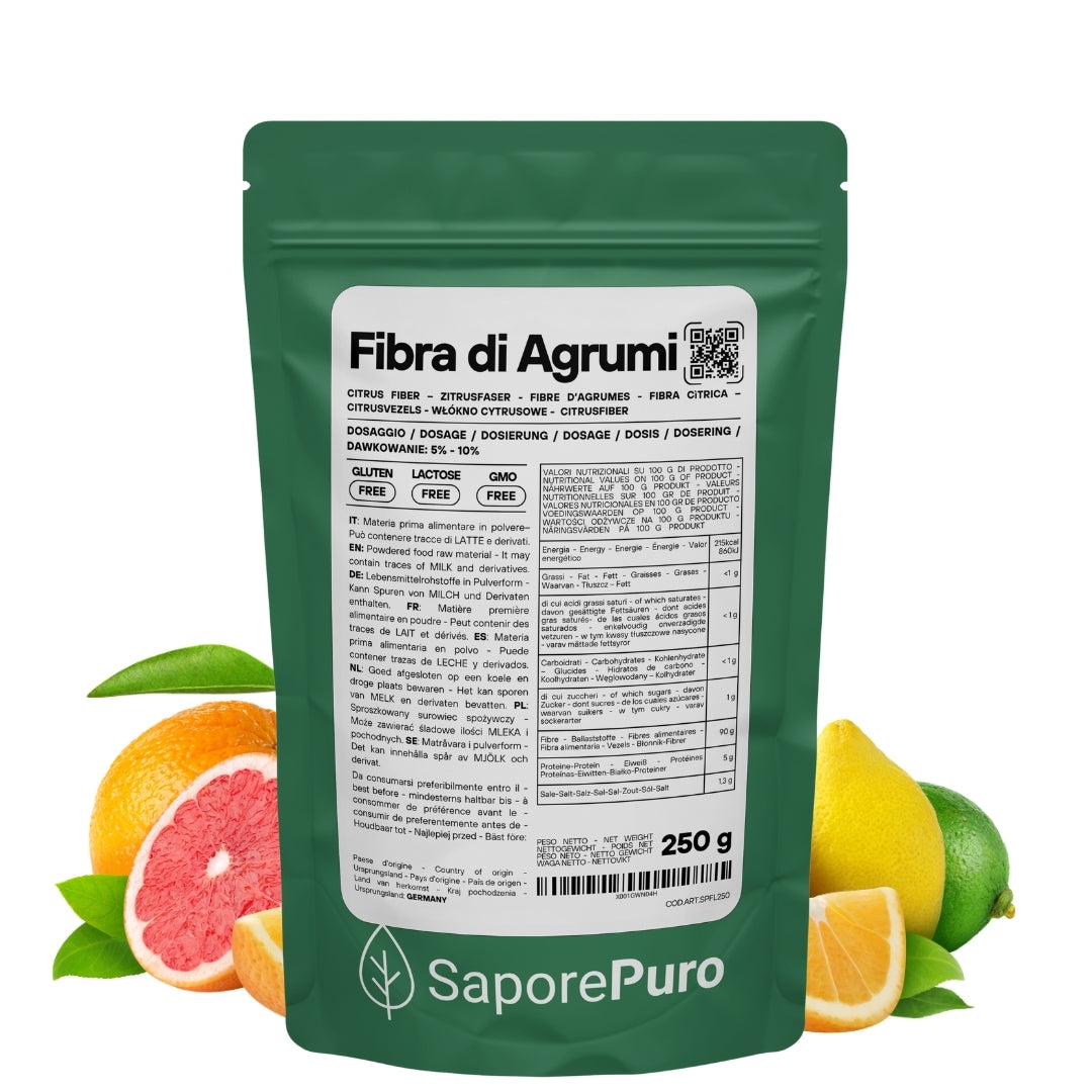 Fibra di Agrumi - Addensante Clean Label per Gelato senza "E"