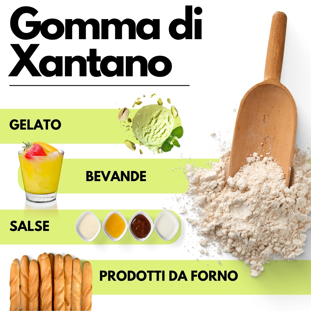 Gomma di Xantano - E415 -  Confezionato in Italia