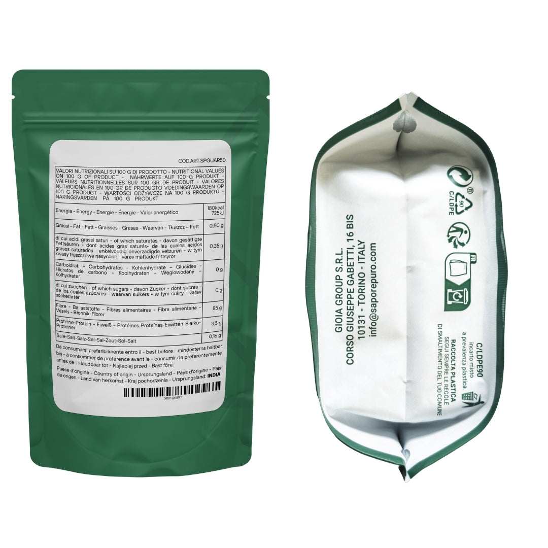 Farina di Semi di Guar (E412)  - Origine India - Confezionato in Italia