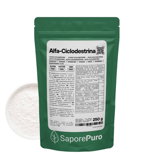 Alfaciclodestrina  - Gelato Clean Label Senza Glutine - Emulsionante Naturale