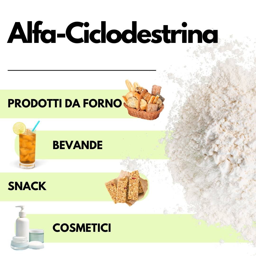 Alfaciclodestrina  - Gelato Clean Label Senza Glutine - Emulsionante Naturale