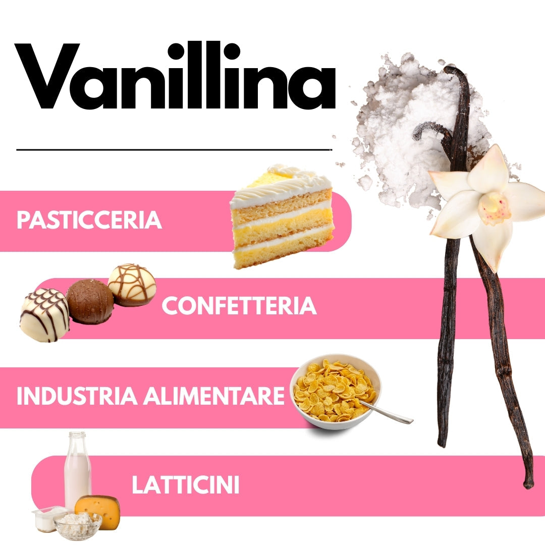 Vanillina Pura - Aroma intenso e persistente