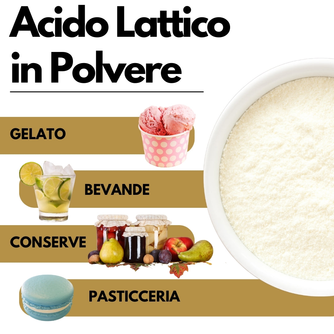 Acido Lattico in Polvere