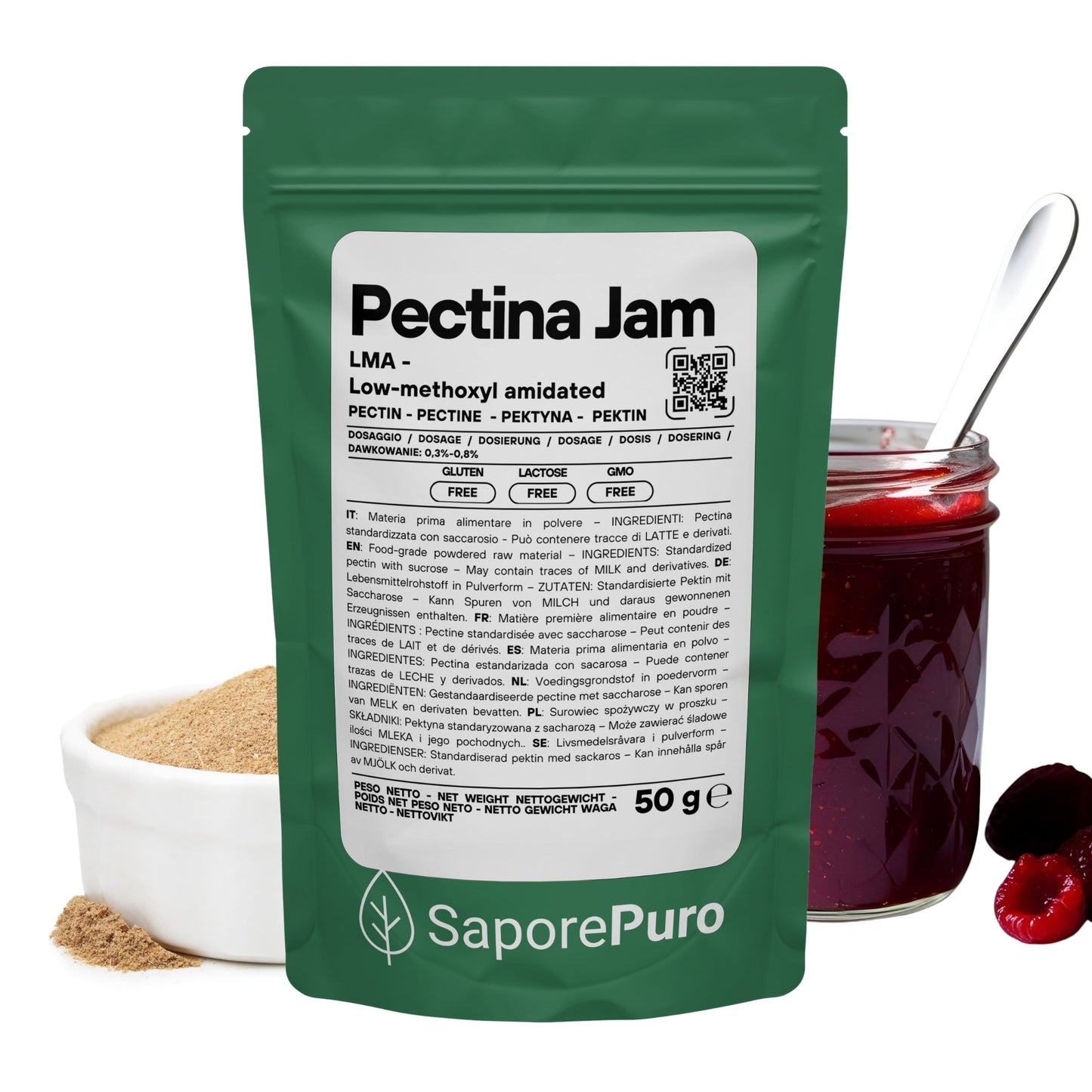 Pectina Jam - Basso Metossile E440ii - Marmellate e Gelatine Perfette
