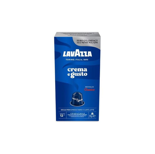 100 capsule Lavazza compatibili Nespresso in alluminio crema e gusto classico