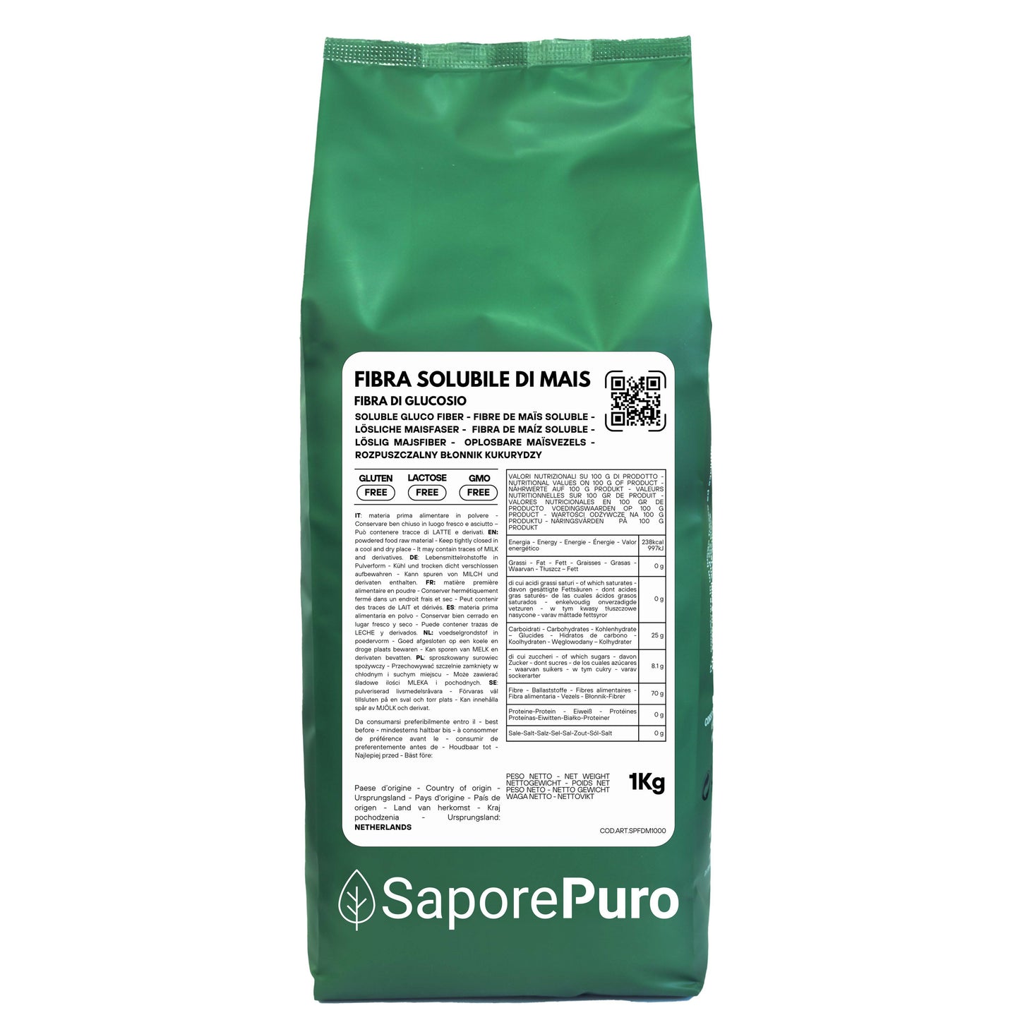 Fibra Solubile di Mais o Fibra di Glucosio - Alternativa all'Inulina nei Gelati